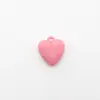 Corazón de acrílico 32*35mm pintura de goma esmerilada colgante de amor colgante diy joyería accesorios para funda de teléfono móvil material