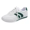 Zapatos Forrest Gump Zapatos de Mujer 2025 Nuevos Primavera y Otoño Casual Zapatos Planos de Cuero Transpirables Moda Estudiante Suela Suave Zapatos Blancos
