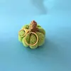 Llavero Colgante de Calabaza Tejida a Crochet Llavero Pequeño Tejido a Mano Accesorios para Bolsas Fábrica de Llaveros Venta al por Mayor