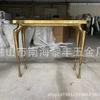 Soporte de pata para mesa de recibidor de acero inoxidable Marco para mesa consola de losa de roca mármol Base para estante de entrada pasillo Mueble Lujo Ligero