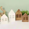 Cabaña de estilo pastoral transfronterizo para el hogar, decoraciones de escritorio para sala de estar, casa en miniatura, adornos de almacenamiento, manualidades