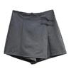Falda de verano 2024 con diseño de nicho de estilo coreano, pantalones con busto dividido, cintura alta, ajustada, línea A, para mujer