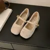 Estilo Coreano Suela Suave Cómodos Zapatos Mary Jane de Lana Individuales Zapatos de Mujer Zapatos Birkenstock 2026 Otoño/Invierno Nuevos Zapatos Peludos Zapatos de Algodón