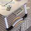 Mesa de noche plegable, escritorio de estudio, soporte para portátil, escritorio pequeño para el hogar, dormitorio o oficina