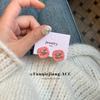 2023 Nueva Moda Únicos Pendientes de Verano Rosa Verde Diseño Nicho Oreja de Alta Gama Trendy