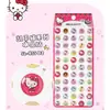 Adesivos de Cristal da Hello Kitty 3D Tridimensionais para Decoração de Celular, Álbum, Adesivos Manuais Infantis