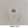 Suporte de Velas Estilo Wabi-Sabi Minimalista em Faux Travertino, Peça Decorativa de Arte Vintage para Casa, Hotel e Quartos Modelo Amazon