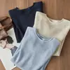 Loja Oficial Dan Nong de Xangai / 2026 Malha Respirável de Gaze Washi com Bainha Natural Enrolada, Gola Alta Redonda, Manga Raglan, Manga Curta