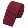 Corbata de punto casual coreana para hombre 5 5.7cm corbata plana fabricantes mayoreo ropa formal corbata plana estrecha