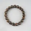Pulsera de Madera de Agarwood Natural con Nudos Naturales para Mujer, Material Auténtico Viejo para Hombre, Cuentas de Oración Budistas, Pulsera para Ayudar a Dormir