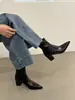 Botines de Puntera Fina First Encounter Season para Mujer, Tacón Alto, Versátiles, Estilo Hada, Nuevo Modelo 2026, Celebridad de Internet, Socialité, que Aumentan la Altura, Adelgazantes, Tacón Grueso