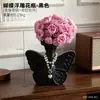 Enfeites Nórdicos em Relevo em Forma de Borboleta para Arranjos Florais de Sala de Estar, Hall de Entrada, Arte Floral de Mesa de Jantar, Rack de TV e Decorações de Plantas Verdes