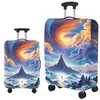 Yiwu JIT transfronterizo en stock funda elástica para equipaje, funda protectora para maleta, funda protectora para maleta de ruedas, funda para equipaje