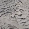 En stock dos colores terciopelo pvvelvet flor de cepillo conejo pequeño pelo de conejo anillo de lijado capa de nube blanca descolorida patrón de ola de flor patrón de espiga juguete franela