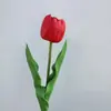 Tulipanes Artificiales de PU Transfronterizos al por Mayor, Fabricante de Flores de Tulipán de PU Realistas de Tamaño Grande Individual