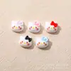 Mini Moño Multicolor KT Kitty Accesorios de Resina DIY Pegamento Cremoso Arte de Uñas Clip para el Cabello Transfronterizo Funda de Teléfono Parches