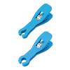 Clip para piercing clip hemostático desechable clip para punción herramientas de joyería Kai Fei azul transparente redondo triángulo boca mayoreo
