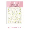 Manicura de Primavera Lindos Pegatinas 3D Frescas y Románticas Flor en Relieve Caricatura Decoración de Uñas Portalápices Pegatinas Decorativas Lindas