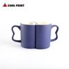 Venta directa de fábrica Taza de cambio de color para pareja Oreja con transferencia de calor Taza Mágica personalidad DIY Regalo de vacaciones Taza Conmemorativa