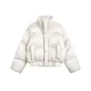 Chaqueta Acolchada Gruesa Floral de Tendencia Nacional Retro Americana para Hombres y Mujeres, Nuevo Estilo Invierno 2025 Abrigo Corto de Algodón para Parejas