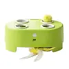 Juguete Eléctrico para Gatos, Juguete Educativo de Whack-A-Mole, Palo Giratorio con Plumas Atrapador, Gadget de Autoentretenimiento para Múltiples Gatos, Juguete para Gatos para Ventas Transfronterizas
