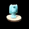 Cristal Natural Piedra Cruda Figura de Ángel Volador Talla Artesanal Decoración del Hogar Guardián del Amor Venta Directa de Fábrica