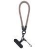 Cordão para Celular de 8mm Corda Trançada Colorida Patch Clipe Alça de Pulso Corda Curta Estilo Japonês Acessório Anti-Perda Transfronteiriço