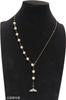 Collar de Plata de Ley S925 con Cola de Pez y Perla Estrellada para Mujer, Estilo de Lujo Ligero de Nicho, Modelo Primavera y Verano, Collar de Cadena para Clavícula de Alta Gama