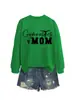 Mamá de Gimnasia Estación Independiente de Amazon Wish Sudadera Nueva de Otoño e Invierno para Mujer, Moderna y Versátil, Cómoda