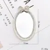 2025 Novo Espelho de Coração DIY Acessórios de Joias para Celular Diamante Pérola Flor Lente Materiais de Beleza para Celular