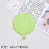 Accesorios de resina hechos a mano DIY hebilla para zapatos con agujeros clip para el pelo de gel de crema material para joyería color de dibujos animados bandeja grande para restaurante