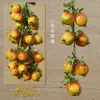 Espetos Decorativos de Frutas e Legumes Pendurados, Espetos de Pimenta Falsos, Milho Decorativo para Ornamentos de Fazenda, Restaurante, Pátio, Pingentes de Colheita