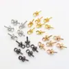100 Piezas/Paquete Ojo de Oveja de Cobre Clavos de Cuerno de Oveja Accesorios para Colgantes Collares