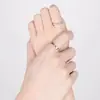 Anillo de Pareja Anillo de Zirconia Diamante Mobius, Ajustable, Lujo Ligero, Sensación de Alta Gama, Réplica de Anillo de Boda para Hombres y Mujeres