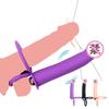 Brinquedos Sexuais para Adultos para Homens e Mulheres, Plug Anal para Próstata, Anel Duplo de Silicone, Anel de Esperma com Trava de Bolas, Adereços Sexuais SM