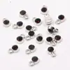 9*6mm 16 Colores Aleación Incrustada de Diamantes DIY Piedra Estrella Piedra de la Suerte Colgante Collar Pulsera Accesorios de Joyería Hecho a Mano