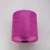 Hilo para ribete de toalla DTY, poliéster lavado con agua, alfombrilla de ratón, hilado de color, elasticidad media a alta, ribete de encaje, 360D, hilo morado, ribeteado de borde
