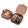 Nuevo Set de Cortaúñas Anti-salpicaduras Transfronterizo Caja Portátil de Alta Gama Cortauñas Recogedor de Oídos Set de Manicura