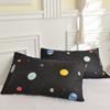 Funda de Almohada Estampada Funda de Almohada Sarga Estudiante Individual Adulto Funda de Almohada Exfoliante de Cuero Par Diámetro Interior 74x48cm