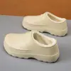 Pantuflas cerradas con forro de felpa para hombre, nuevo modelo invierno 2026, resistentes al desgaste, antideslizantes, de suela gruesa, con talón cerrado, zapatos especializados para chef para uso en el trabajo y la cocina