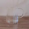 Copa de Leche de Vidrio de Borosilicato Resistente al Calor Soplado a Mano Taza de Té Negro para Ceremonia Taza de Té de Vidrio Divisorio Resistente a Altas Temperaturas Mar de Té Juego de Té