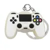 Llavero Colgante de Luz LED Intermitente Tipo Pulsador Transfronterizo Colgante para Bolsa Llavero Cadena de Llave de Goma Suave de PVC