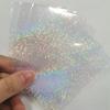 Set pequeño de tarjetas especiales coreanas de tres pulgadas Game King película protectora 5 seda arcoíris estrellado transparente láser película para tarjetas boca plana