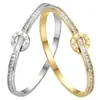Pulsera trenzada de acero inoxidable con hebilla de herradura estilo europeo y americano, simple y moderna, pulsera ajustable de acero de titanio, pulsera de alambre de acero