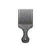 Peine de aceite retro más vendido transfronterizo, peine para peinar el cabello de hombre, peine grande para cardar, peine de tenedor de plástico, peine de dientes anchos