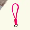 Nuevo Cordón para Teléfono Móvil Trenzado de Color, Llavero Creativo de Cuerda Trenzada Corta, Cuerda Colgante Desmontable Anti-Pérdida