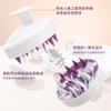 Suministrado Directamente por el Fabricante, Cepillo de Champú de Silicona con Dientes de Color Mixto para Uso en Casa, Cepillo Redondo para Champú de Venta Caliente Transfronterizo para el Cuidado del Cabello