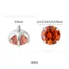 Aretes de Titanio G23 Chapados en Platino para Hélice Auricular Aretes de Titanio Chapados al Vacío en Oro Blanco Joyería para Piercing Corporal con Zirconia 5A