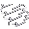 Grifo para Lavadora de Acero Inoxidable 304 de 4 Puntos de Apertura Rápida para Fregadero de Mopa Doméstico Grifo Extendido Monoflujo Frío 20 cm