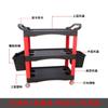 Carro de Herramientas de Tres Niveles para Tienda de Detallado de Autos, Carrito de Plástico Multifuncional para Taller de Reparación de Autos, Carrito de Almacenamiento con Ruedas, Modelo Nuevo